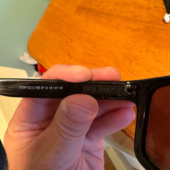 Oakley Holbrook Prizm Deep Water Polarized Lenses, Polished Black Frame - Picture 2 of 6